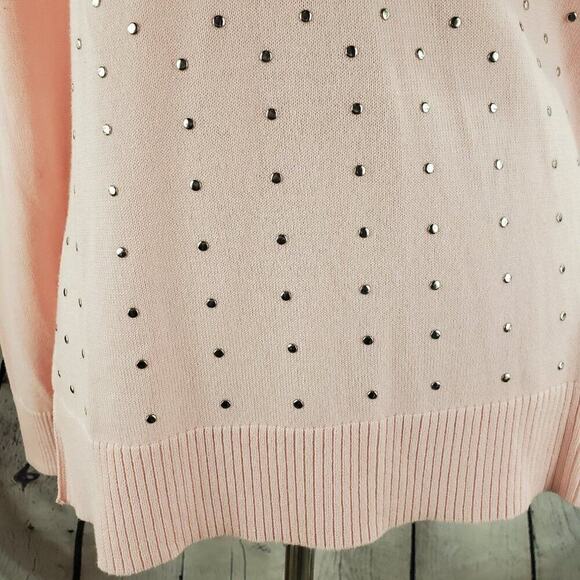 Emaline pink metal studded sweater - Picture 10 of 16